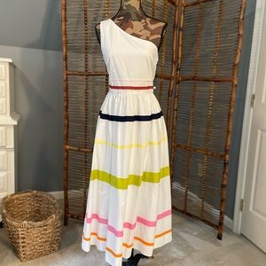 J. Crew White poplin dress